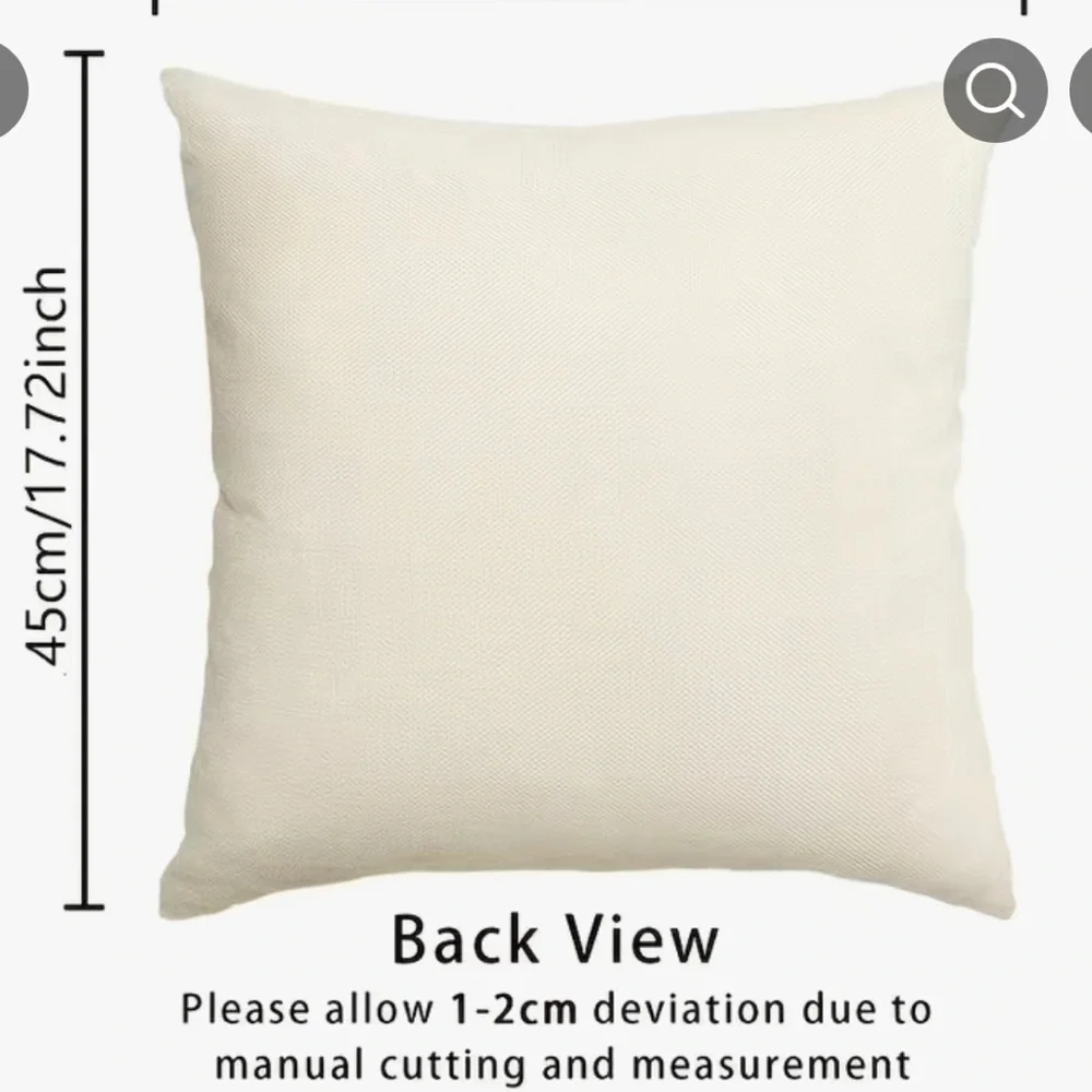 Christmas Pillowcases,17.7x17.7 Inch, Set Of 4, Pillow Inserts Not included B24 - Picture 3 of 6